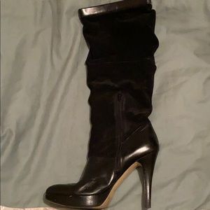 Nine West Black Heeled Boots